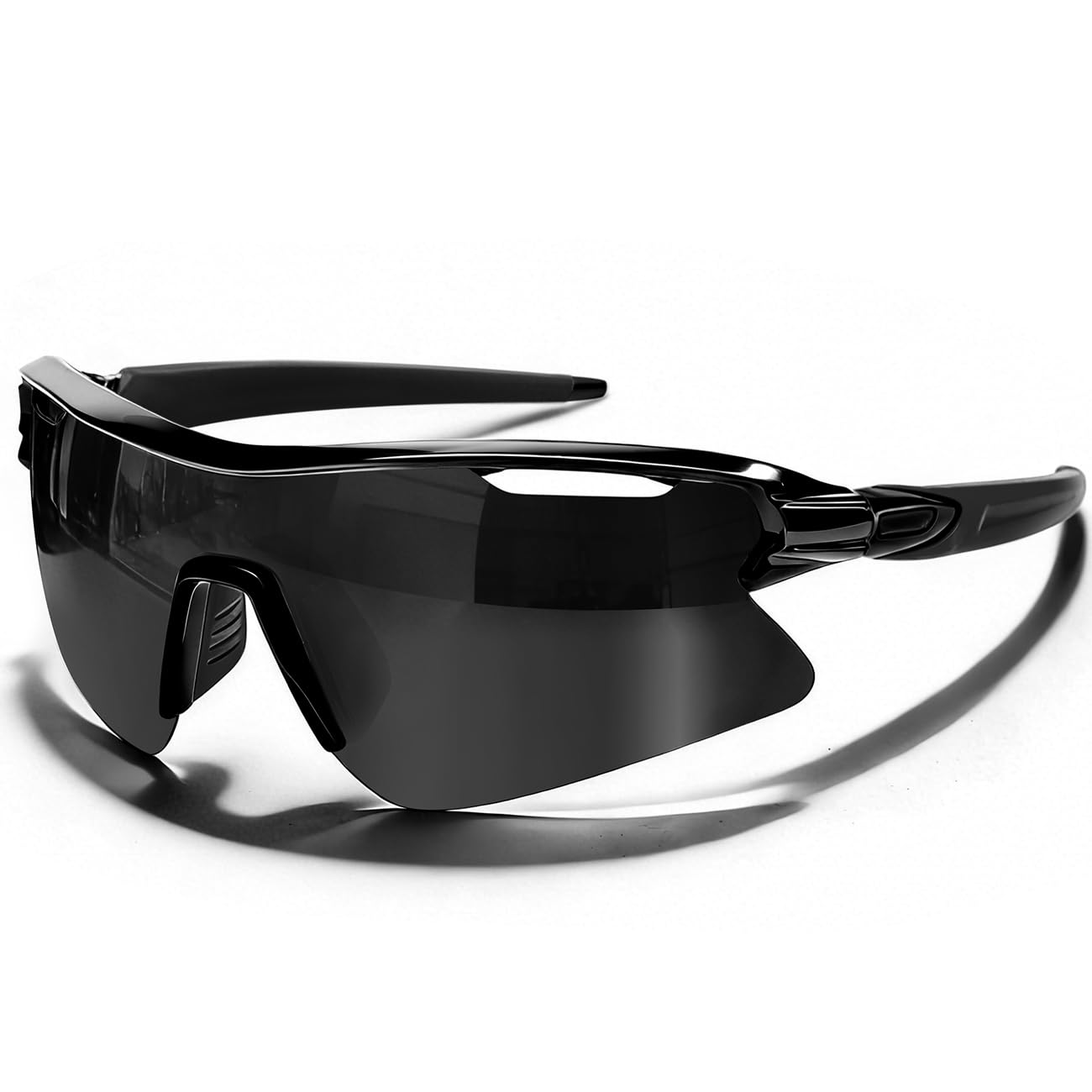 Polarized Sports Sunglasses for Men Women and Youth UV400 Protection Ideal for Cycling Baseball Fishing Golf Running