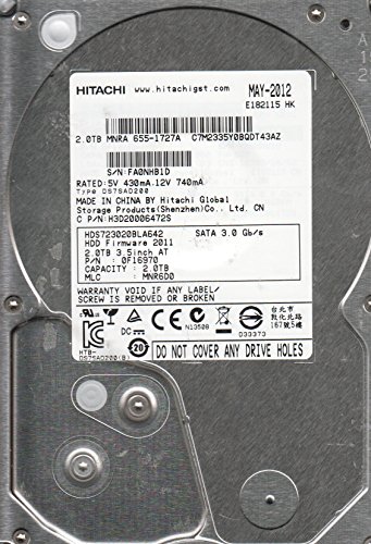 Amazon | hds723020bla642、PN 0 F16970、MLC mnr6d0、Hitachi 2tb