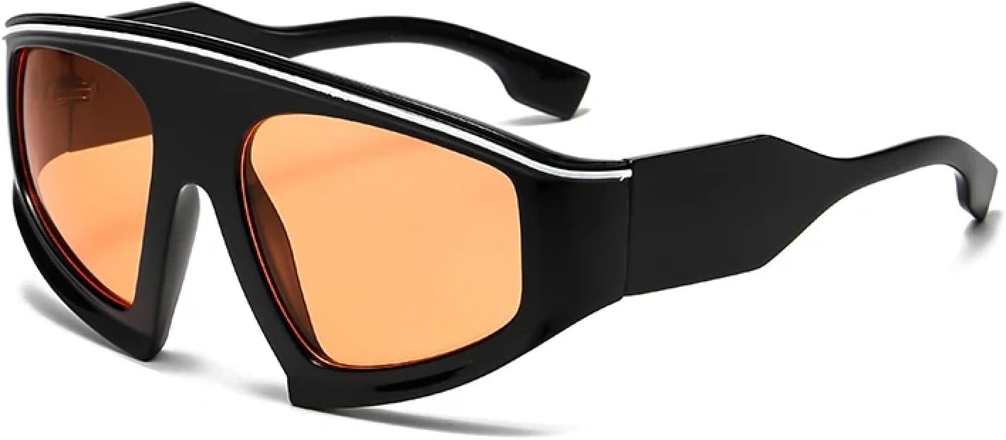 Oversized Sunglasses Women Men Cycling Gradient Goggle Sun Glasses Steampunk Eyeglasses Shades Eyewear Uv400