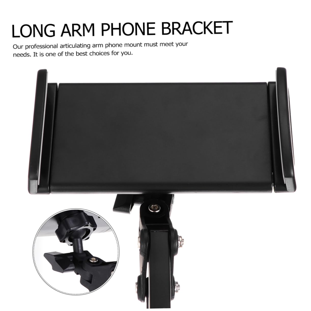 ABOOFAN Supporto da Scrivania Pieghevole per Tablet e Telefono, Braccio Articolato in Ferro e Plastica, Clip, Installazione Facile
