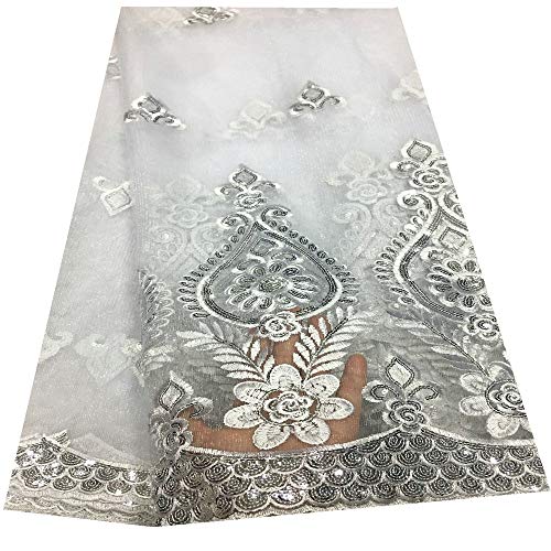 NO BRAND Tela Africana cordón Tela Blanca cordón