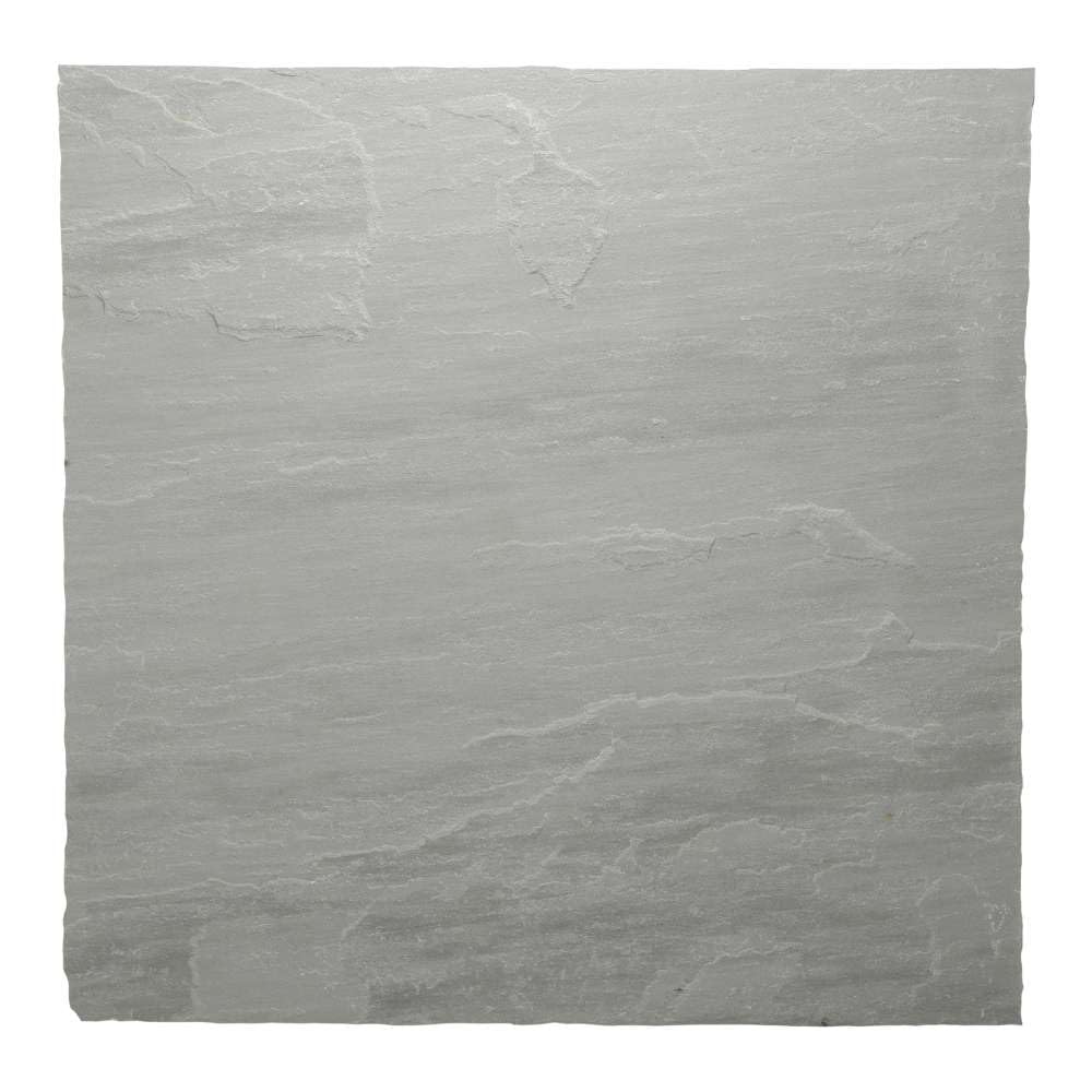 Stonewise Grey Kandla Riven Sandstone Paving Slabs 600X600mm – Pack Of 10 – Premium Textured Natural Stone For Mid-Sized Patios, Walkways & Outdoor Zones