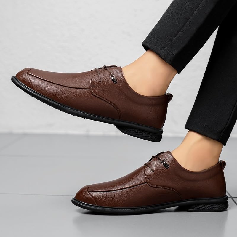 Tuxedo Polished Dress Shoes Elastic Gusset Oxfords Men's Comfortable Dress Shoes2