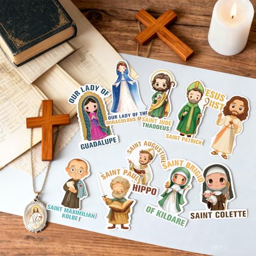 Set de 30 imanes decorativos religiosos católicos miniatura 4