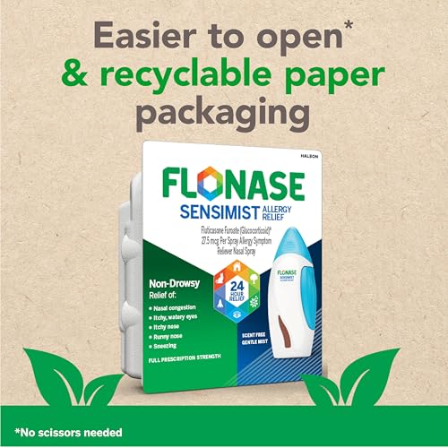 Image of Flonase Sensimist Allergy Relief Nasal Spray, 120 Sprays