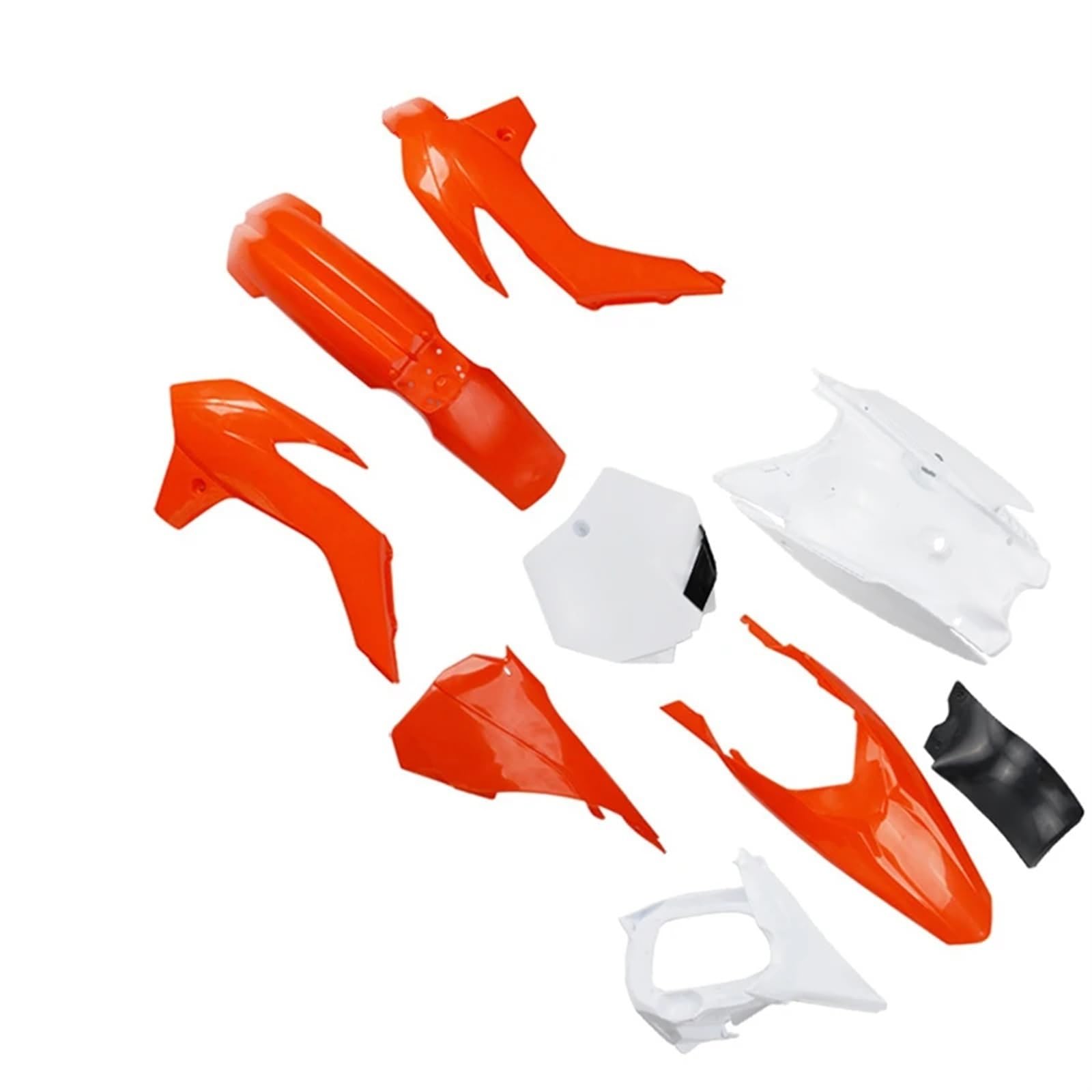 Cubierta de plástico for motocicleta, carenado de cuerpo, juego de cubierta de plástico, guardabarros KT 85, Dirt Bike Pit Bik KT85, Motocross Carenado de plástico para motocicletas(Orange)