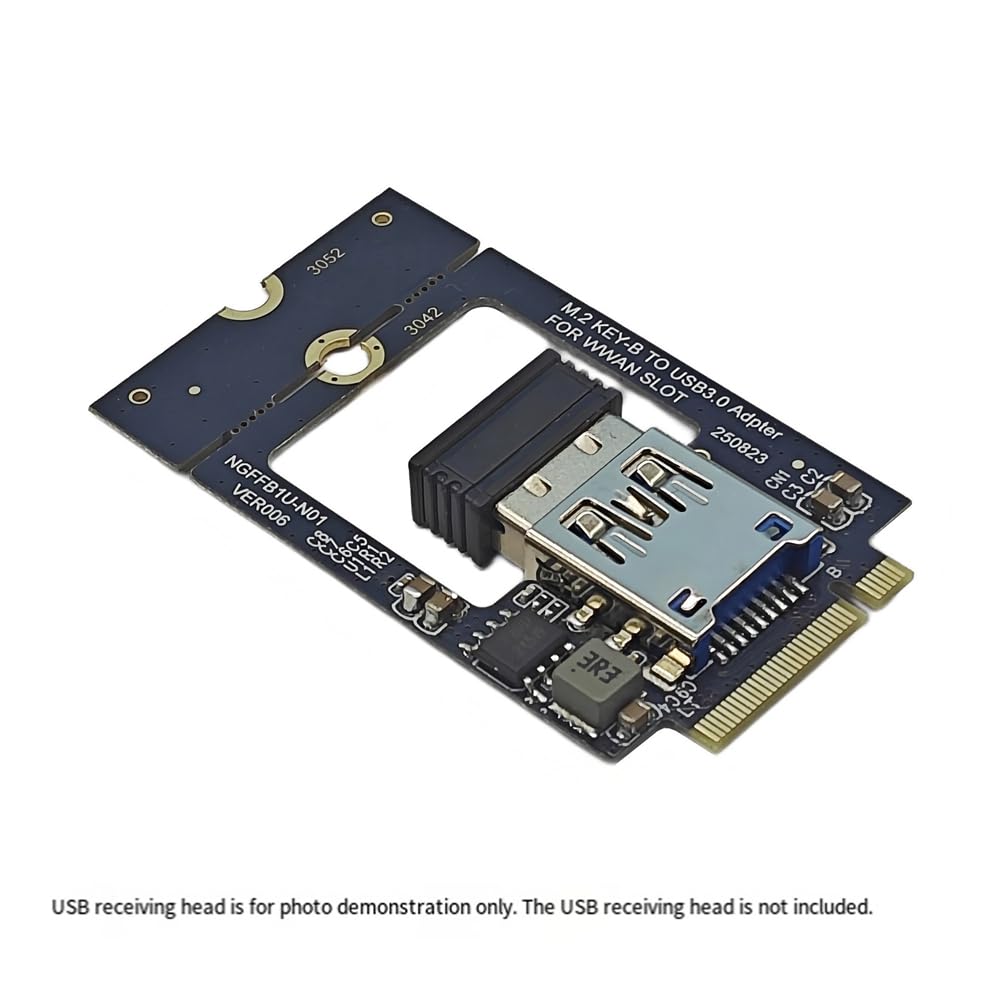 M.2 B Key auf Bluetooth WiFi Netzwerkkarte USB 3.0 SSD NGFF 3042 3052 Konverter M2 Key-B auf USB3.0 Adapter für WWAN-Steckplatz