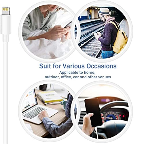 Apple Charger, 【Apple Mfi Certified】 2Pack 10Ft Long Lightning Cable Iphone Charging Cords & Fast Quick Usb Wall Charger Travel Plug Adapter Compatible With Iphone 14/13/12/11/11 Pro/Xs/Xr/X/8/7/6/Se #TOP7