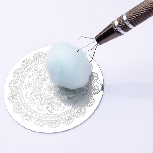 Miniatura 3 de Team-Management - Herramienta de recogida de bolas de algodón para guardar manicura, herramienta de recogida, plantilla de uñas, herramienta de