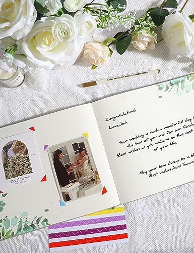 Image of molekaus Wedding Guest Book Hardcover 8 inch x 10 inch,100 Pages