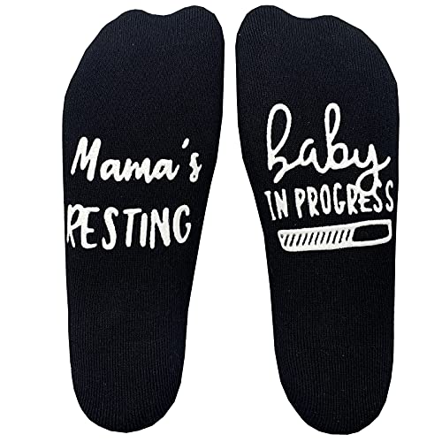 Image of Labor and Delivery Hospital Socks Non-Skid Birthing Socks Maternity Pregnancy Inspirational Socks