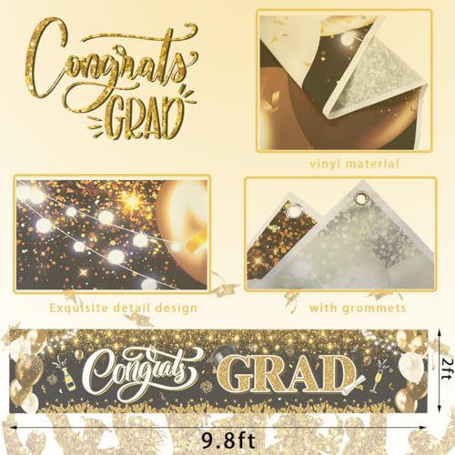 Image of 2026 Graduation Decorations-Congrats Grad Yard Sign Banner Decoration for Class of 2026 Graduation Party Supplies