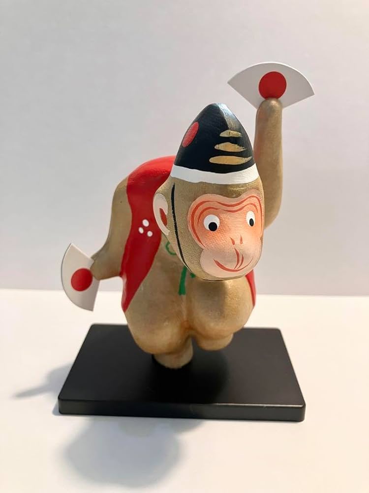 Amazon | 郷土玩具 張子 三番叟 猿 豊琳作 民芸 伝統芸術 | 民芸