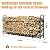GREENER 8FT Firewood Rack Outdoor Heavy Duty Wood Rack for Firewood Indoor Log Holder for Fireplace, Fire Wood Holder Metal Lumber Storage Carrier Firewood Log Rack Stand Stacker for Patio Porch Black