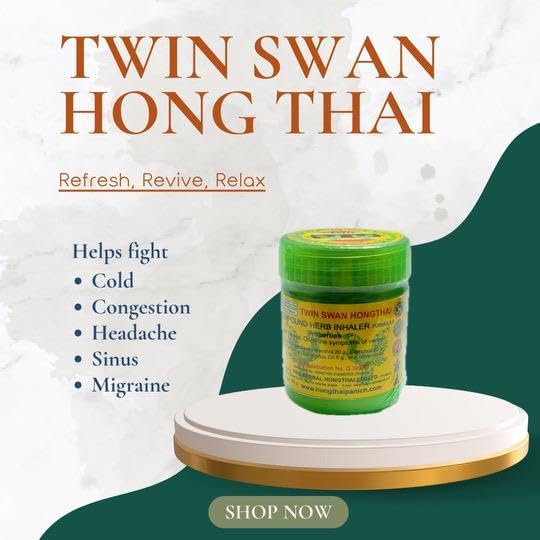 Image of Hong Thai Thailand Herb Inhaler Compound Herbal Inhaler (Pack Of 5)