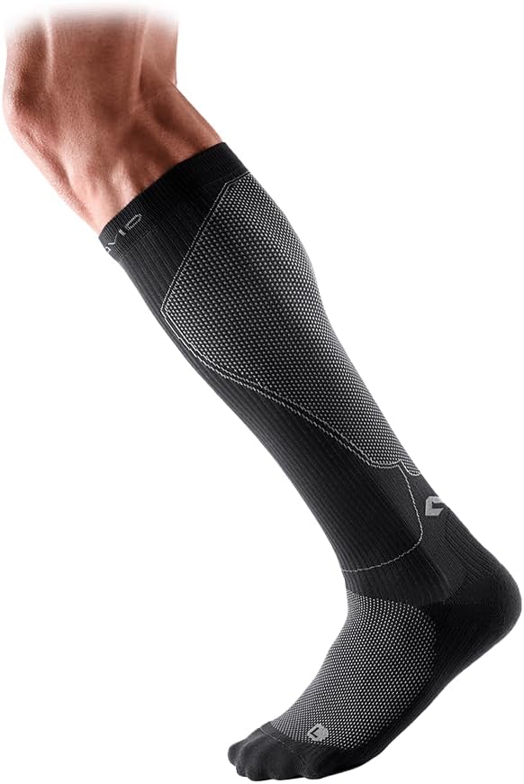 McDavid Compression Socks Calf Shin. (1 Pair) Pain Relief, Recovery, Shin Splints, Achilles Tendon Stability and Support