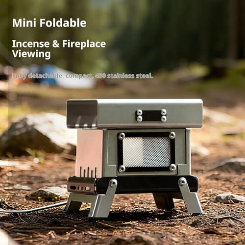 Cuisinière à cendres durable en acier robuste pour le camping - 5