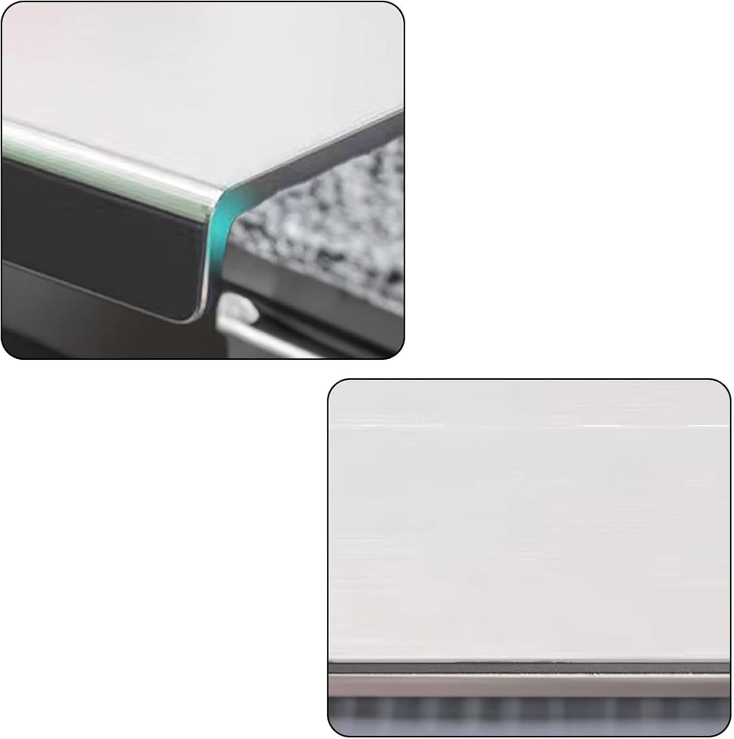 Large Stainless Steel Cutting Board,Suitable for Cutting Meat,Dicing,Vegetables,Fruits,Bread and Baking.ItIsConvenienttoClean,EasytoStoreandCan Be Washed in a Dishwasher ((19.7 * 19.7in))