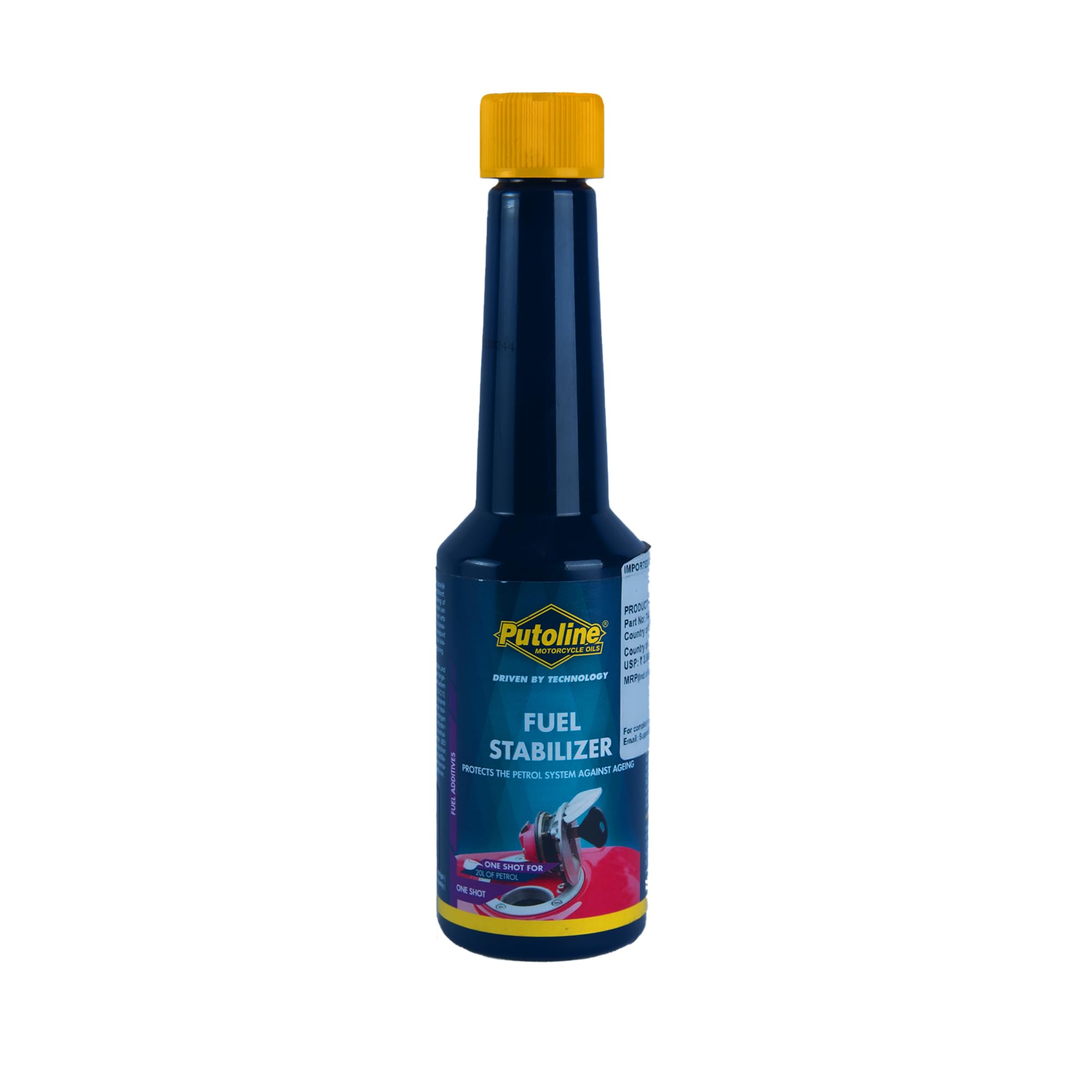 Putoline Estabilizador de combustible para motocicleta Aditivo de gasolina One Shot
