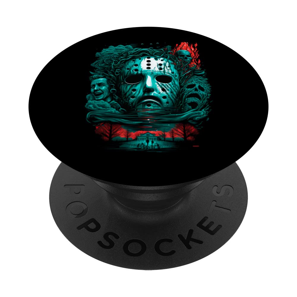 Horror Movie Theme Maniac Mask Theme PopSockets Swappable PopGrip
