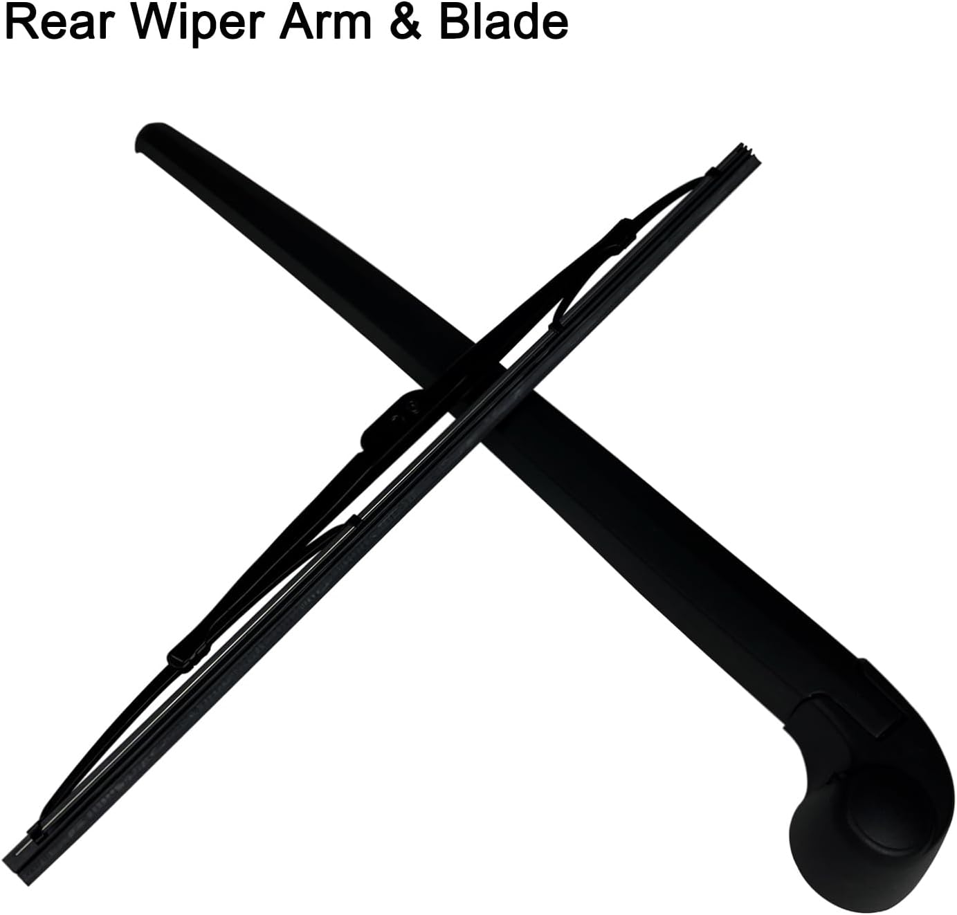 koxuyim Front Right Passenger Side Windshield Wiper Arm Compatible with 2007-2016 Audi Q7 Replaces# 4L1955408B 4l1955408B1P9 | with 1 Rear Wiper Arm & Blade