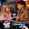 COKOKA 28 Pcs Valentine's Day Cards with Finger Lights, Valentine's Day Gifts for Kids, Space Themed Astronaut Party Favors Light Up Toys Bulk Classroom School Exchange Prize #3