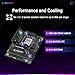 ASUS ROG Strix B850-F Gaming WiFi AMD AM5 B850-F ATX Motherboard 16+2+2 Power Stages, AI PC, DDR5 AEMP, WiFi 7, 4X M.2, PCIe® 5.0, Total Support of 19 USB, 20Gbps Type-C®, AI Networking II, Aura Sync