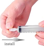 Vista 3 de MUB Bomba dispensadora de perfume de 0.3 fl oz (0.3 fl oz), adaptador de plástico, bomba de jeringa para viajes, botella atomizadora de perfume