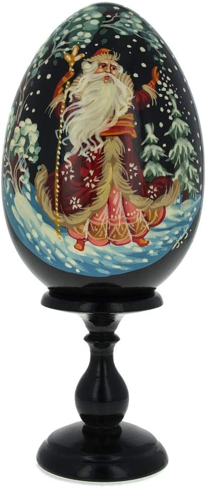 BestPysanky Did Moroz Wooden Easter Egg 6.25 Inches