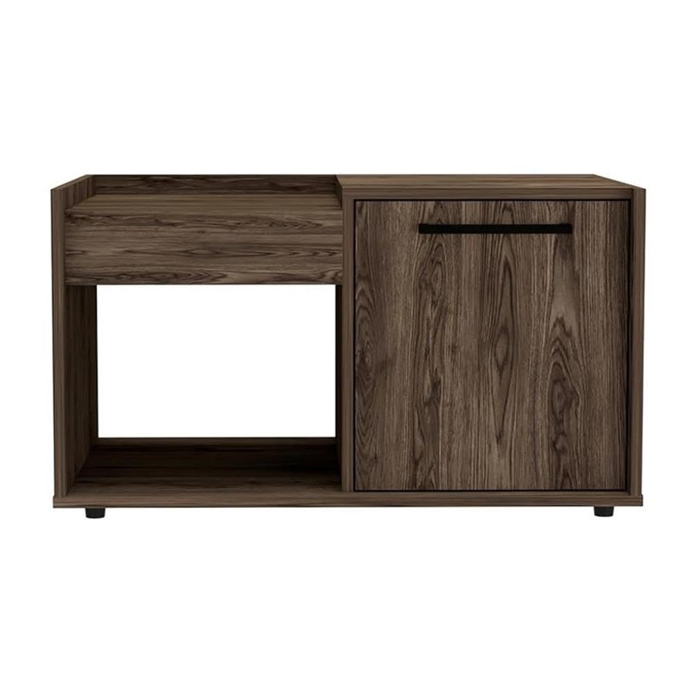 Tuhome Lyon Coffee Table - Brown- Material Engineered Wood
