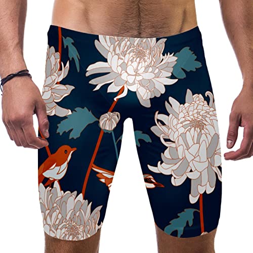 Jammers de natación antirozaduras para hombre shorts elásticos que optimizan el deslizamiento