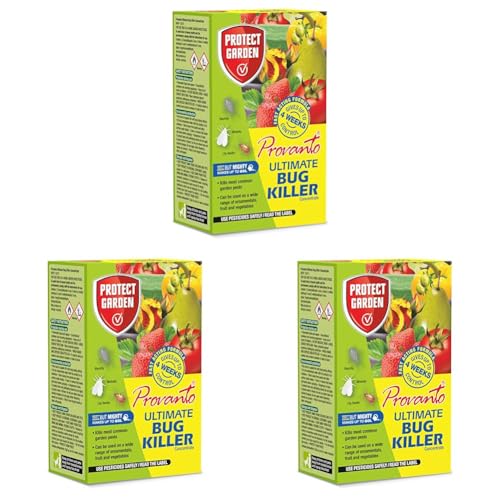 Provanto Ultimate Bug Killer Concentrate - Fast Acting Insecticide, Protects For 4 Weeks - Garden Care, Plant Protection, Indoor & Outdoor on Flowers, Fruit & Veg, Concentrate Makes 60L - 30ML
