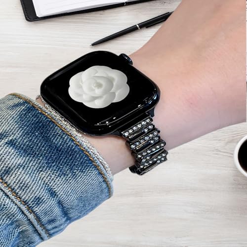 Correa para reloj con diseño irregular y diamantes miniatura 6