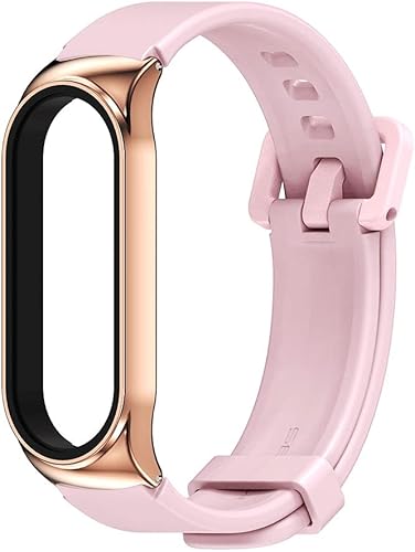 Correa de reloj para Mi Band 5 Mi Band 6 de silicona de repuesto para mi Band 4 MiBand 5 correa de TPU de color de muñeca