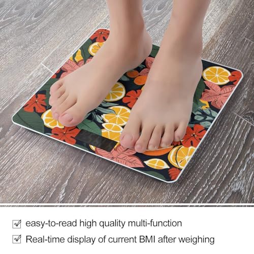 Báscula Digital de Baño con Diseño Tropical y Vidrio Templado miniatura 5