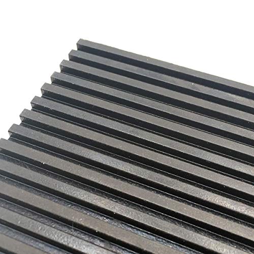 Forestchill Heavy Duty Anti Vibration Pads, 6 Inch X 6 Inch X 7/8 Inch Ribbed Rubber With Blue Foam Center Isolation Pad For Hvac thumb #3