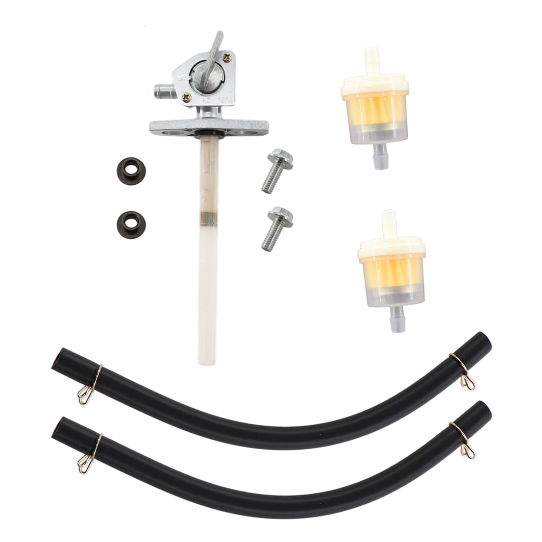 MCHNIC Petrol Fuel Tap for Honda XR70 XR80 XR250 XR350R XR400 XR600 XR650 Petrol Tank Petcock Replace 16950-MN1-871 16950-KCE-670 On/Off/Reserve Petcock