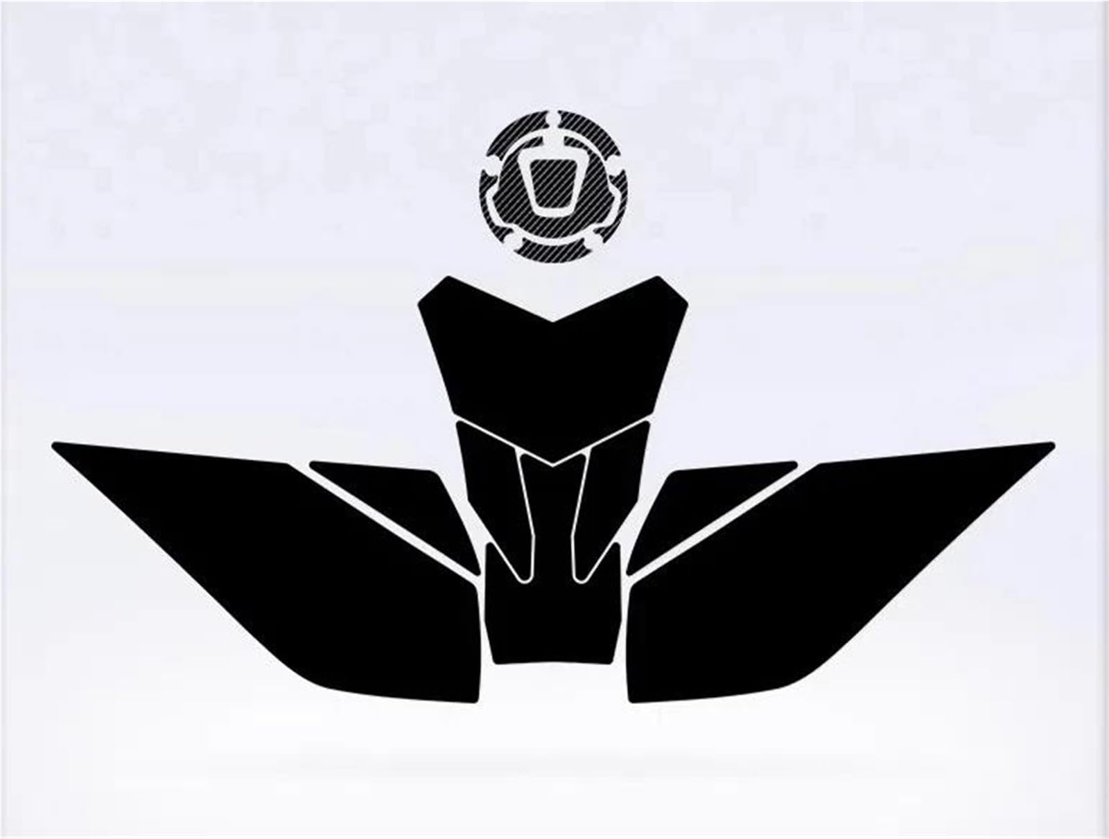 Dtsgcx Color3 For Cfmoto 675Sr-R 2024 Motorcycle Fuel Tank Kit Sticker Protector Traction Pad Decals Frosted(Color3)