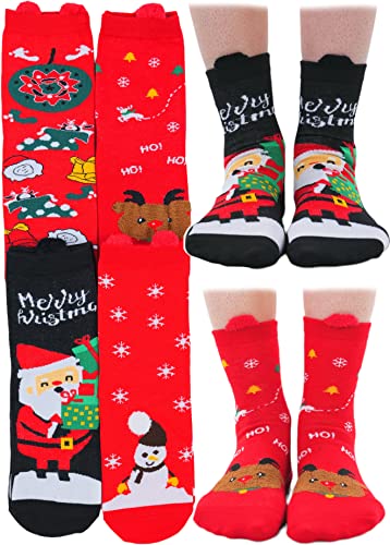 Image of ToBeInStyle Women's Pack of 6 or 12 Fashion Printed Crew Socks