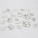 LolliBeads (TM) Vintage Antiqued Silver Tone Adjustable Rope Bracelet Connector Link Anchor Symbol - 20 Pcs