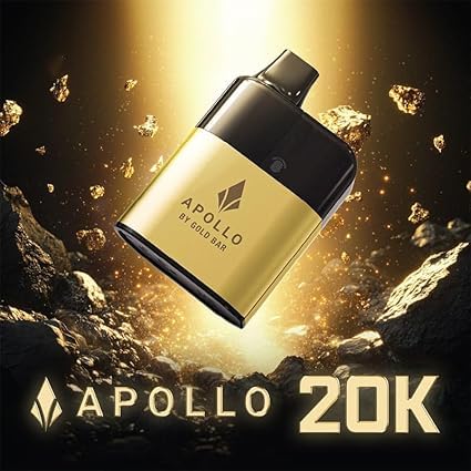 Gold Bar Apollo 20K Prefilled Pod Kit, 1000mAh Rechargeable, 20mg N_Salt,  No Nicotine Free, Hyper Mesh Coil, Multiple Flavours Availble.  (Spearmintt): Amazon.co.uk: Electronics & Photo