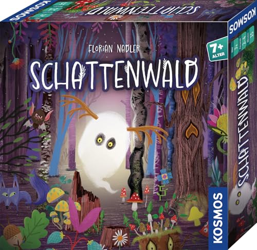Kosmos 685027 Schattenwald, Kooperatives Kinderspiel für 2-4 Kinder ab 7 Jahren, Brettspiel für Kinder, Mit tollem 3D-Material, In 18 Kapiteln mit ca. 15 Minunten Spielzeit