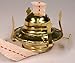 Oil LAMP Burner/Chimney Holders Lamplight Farms Style (M999) LOT of 5 New!