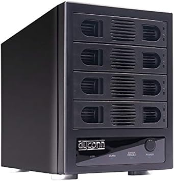 4 Bay RAID and JBOD Enclosure - 2.5" / 3.5 Inch Hard Drive eSATA, USB 3.0, RAID Storage System R4U3SB