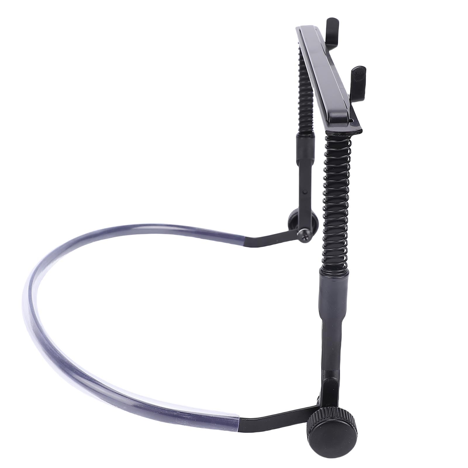 POENVFPO Soporte del Cuello de la Armónica, Soporte de Ajuste de ángulo Rápido de la Aleación para 10 y 24 Hoyos para Práctica
