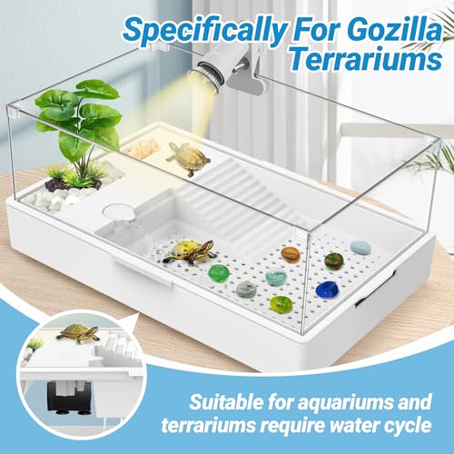 Image of GOZILLA Mini Submersible Water Pump, Ultra Quiet Pump (5W,300L /H,79GPH) for Terrarium, Aquarium,Fish Tank,Tabletop Fountain and Pet Fountain.