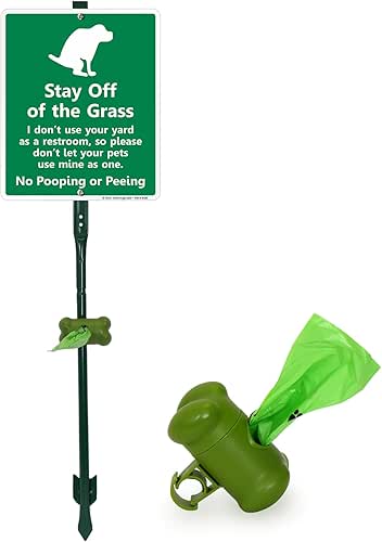 SmartSign Stay Off Grass Don't Use Yard As Restroom Yard