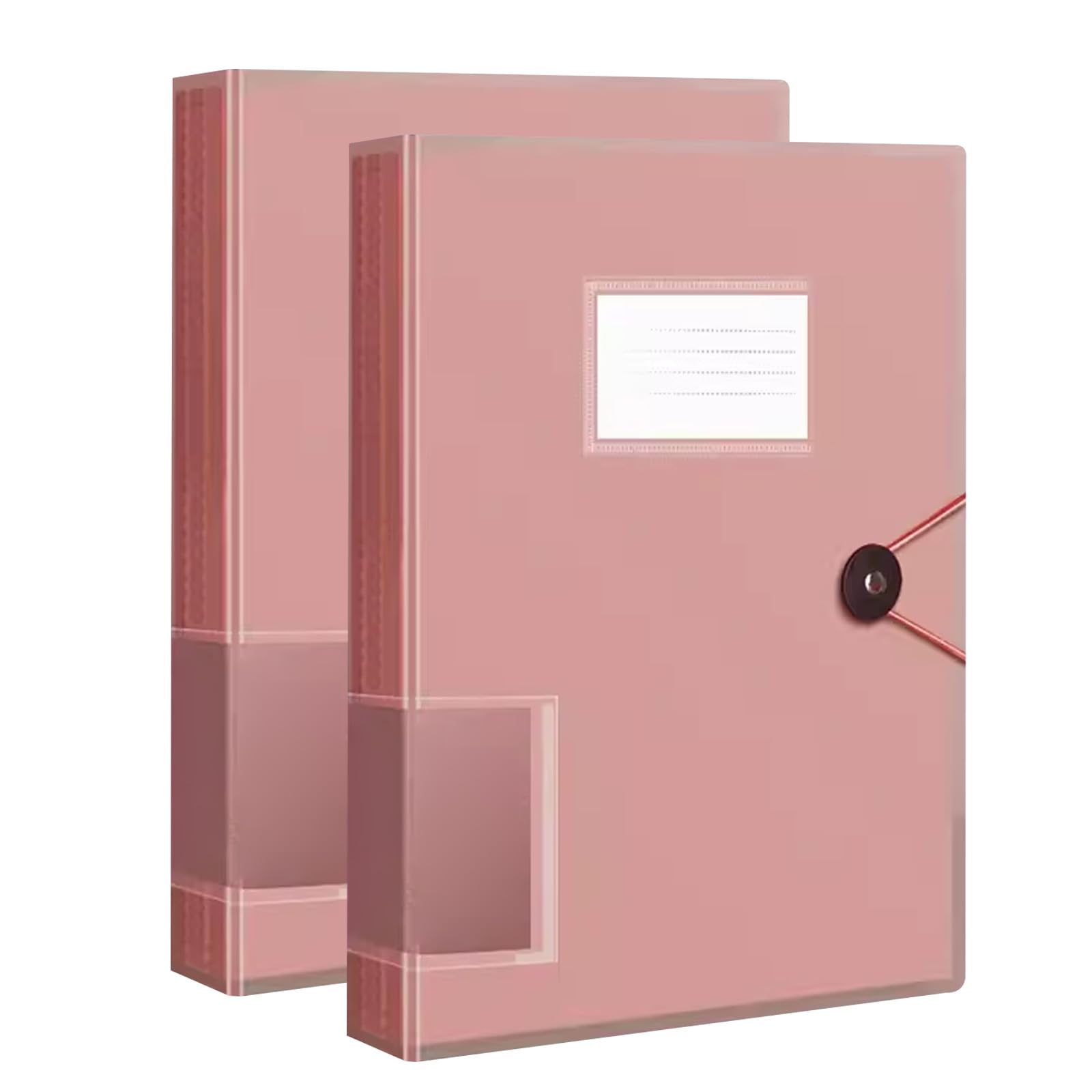 Aktenordner, Ordner for Dokumente, Ordner, 2 Stück, Sichtbuchordner, A4-Dokumentenprojekt-Präsentationsordner, Aktenordner mit 80 Fächern