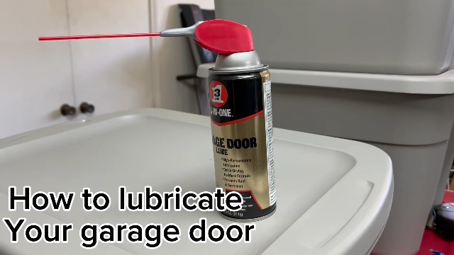 best way to lubricate a garage door Lubricating a Garage Door