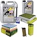 Produktbild QR-PARTS 69343874 Filter Set Inspektionspaket 6 Liter Motoröl Top Tec 4100 5W-40 MANN-FILTER Innenraumfilter Luftfilter Ölfilter